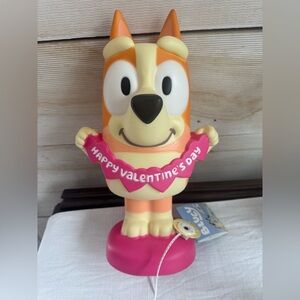 Bluey Bingo Light Up Valentine's Day Blow Mold